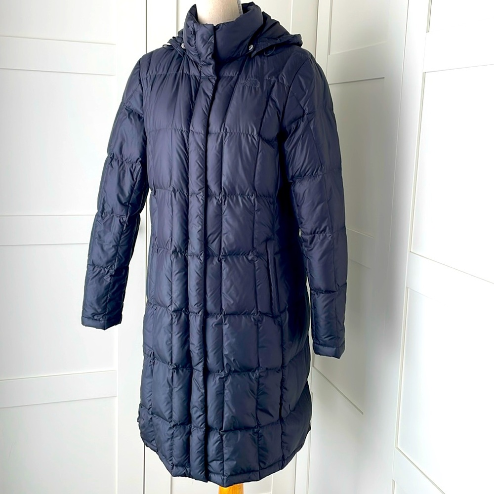The North Face 3/4 length jacket coat 550 sz L blk